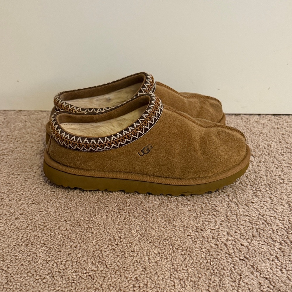 UGG Chestnut Suede Slip-Ons